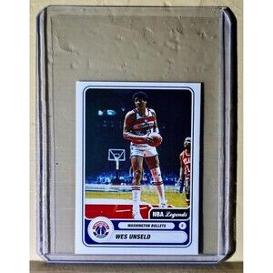 2023-24 Wes Unseld Panini NBA Basketball #498 Sticker NBA Legends